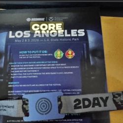 Selling (1) Core Tomorrowland LA 2 Day VIP