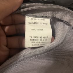 Grey Honeycomb Bape Jacket 