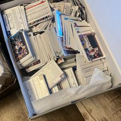 Huge Lot Of Baseball Basketball And Football Cards Make An Offer Need Gone