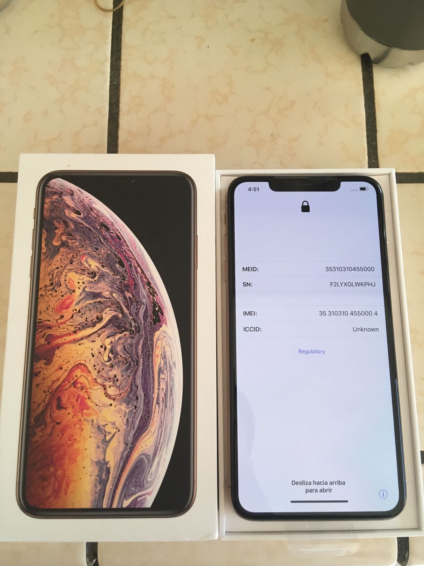 New Unlocked Apple Iphone XS MAX 256 GB Never Used