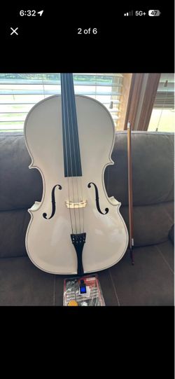 Brown White Black Blue Purple Cellos $300 Each Firm