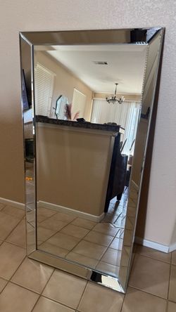 Mirror for wall or floor