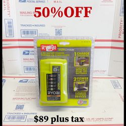 40V Lithium-Ion Charger with USB Port