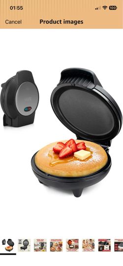Mini Donut Waffle Cake Maker, 7 Slots Home Baking Machine, Great for Breakfast, Snacks, Desserts and More