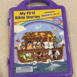 My First Bible Stories Magnetic Play Set - Purple