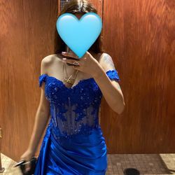 Royal Blue Long Dress (Prom)