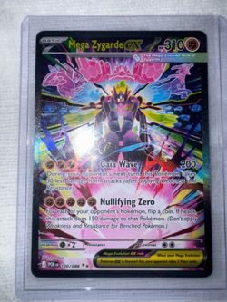 Mega Zygarde EX Perfect Dark Pokémon Card 120/088