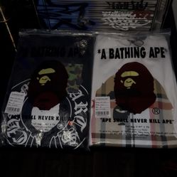 By bathing ape T-shirts
