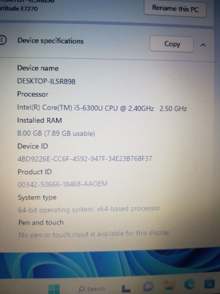 Dell Laptop 