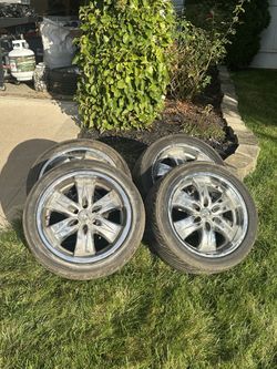 (4x) 18" American Racing Rims (6lug) with 245/45ZR18 Yokohama Tires