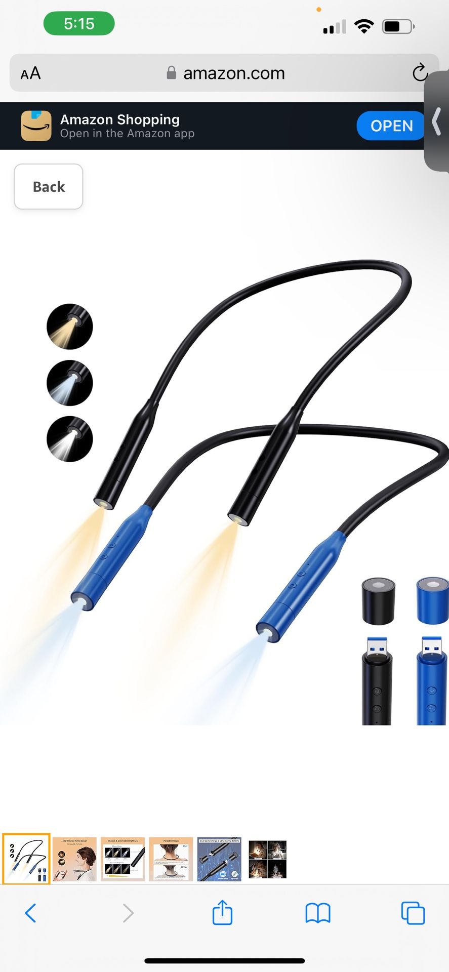 LED Neck Reading Lights
