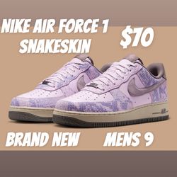 Nike Air Force One Snakeskin Brand New MENS size 9