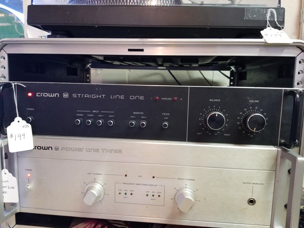 Crown Straight Line One pre-amp for Sale in St. Louis, MO - OfferUp