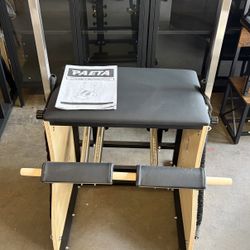 PAETA Pilates Chair,Pilates Combo Chair,Wunda Chair with Resistance Bands, Handles, and Split Pedals, Professional Yoga Chair Pilates Machine for Home