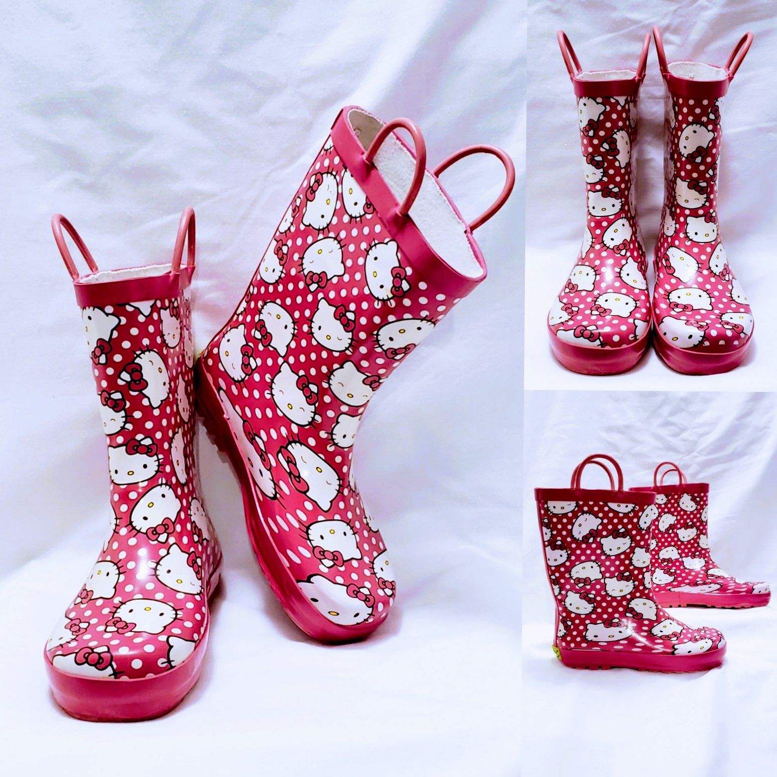 Hello Kitty Western Chief Rain boots girl's size 13/1