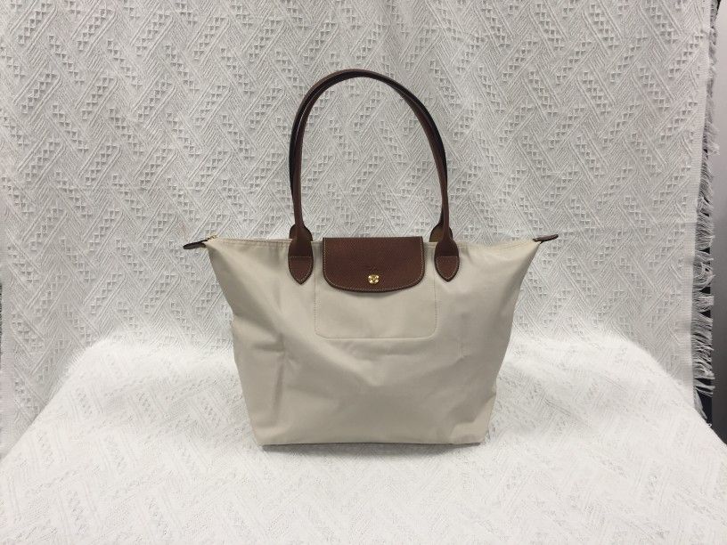 Longchamp Le Pliage Original Tote Bag size large White Paper