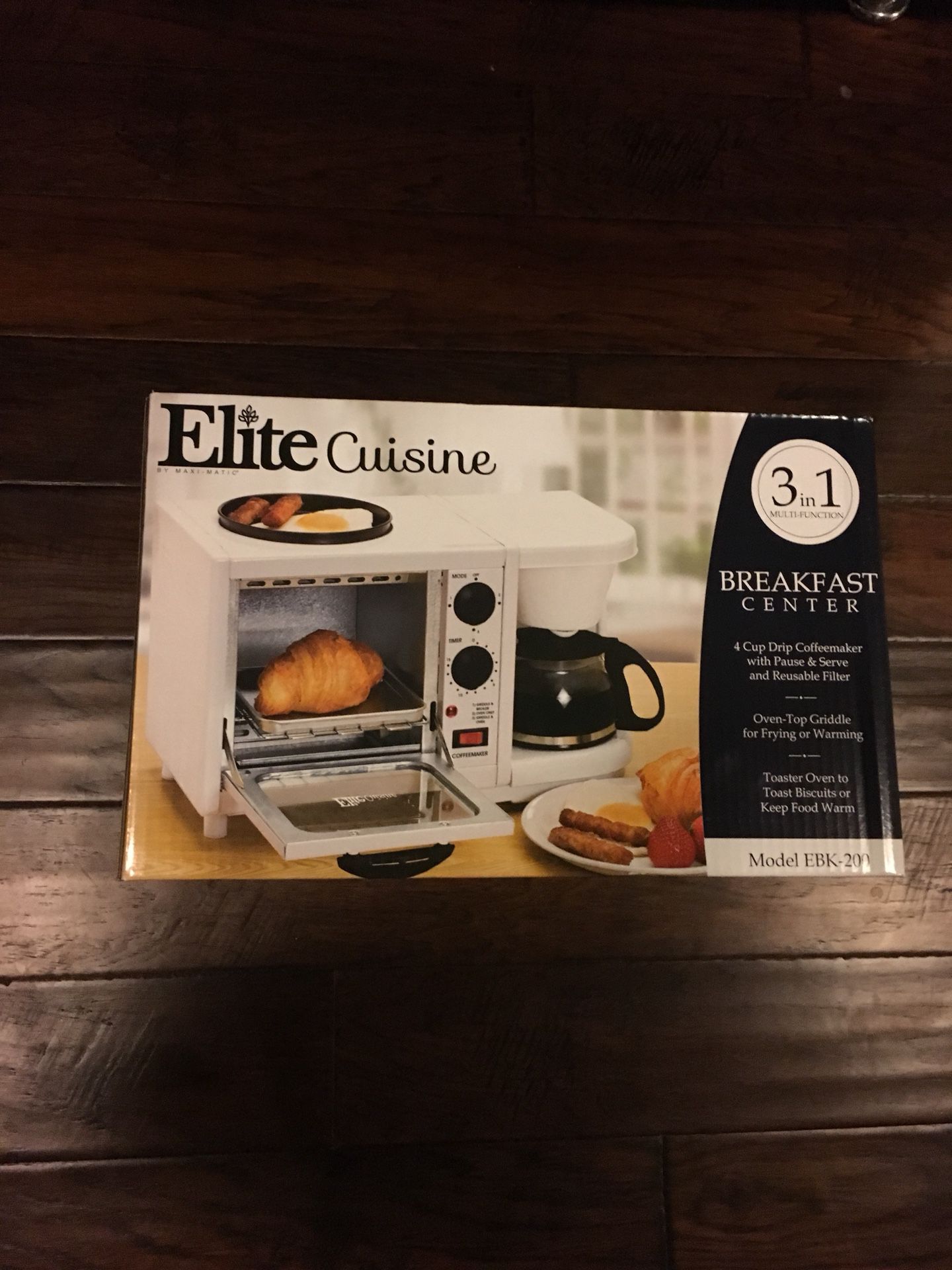 Elite cuisine 3in1 oven / coffee maker