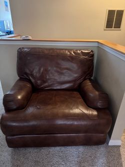 Leather couch