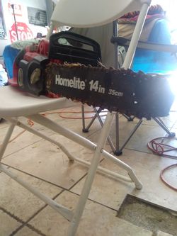 Homelite 14in chainsaw
