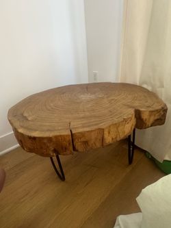 Solid wood coffee table