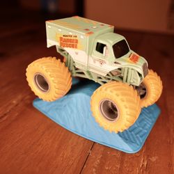 🛻 Monster Jam Ranger Rescue Truck – Mint Green & Orange – Collectible Monster Truck Toy 🛻 