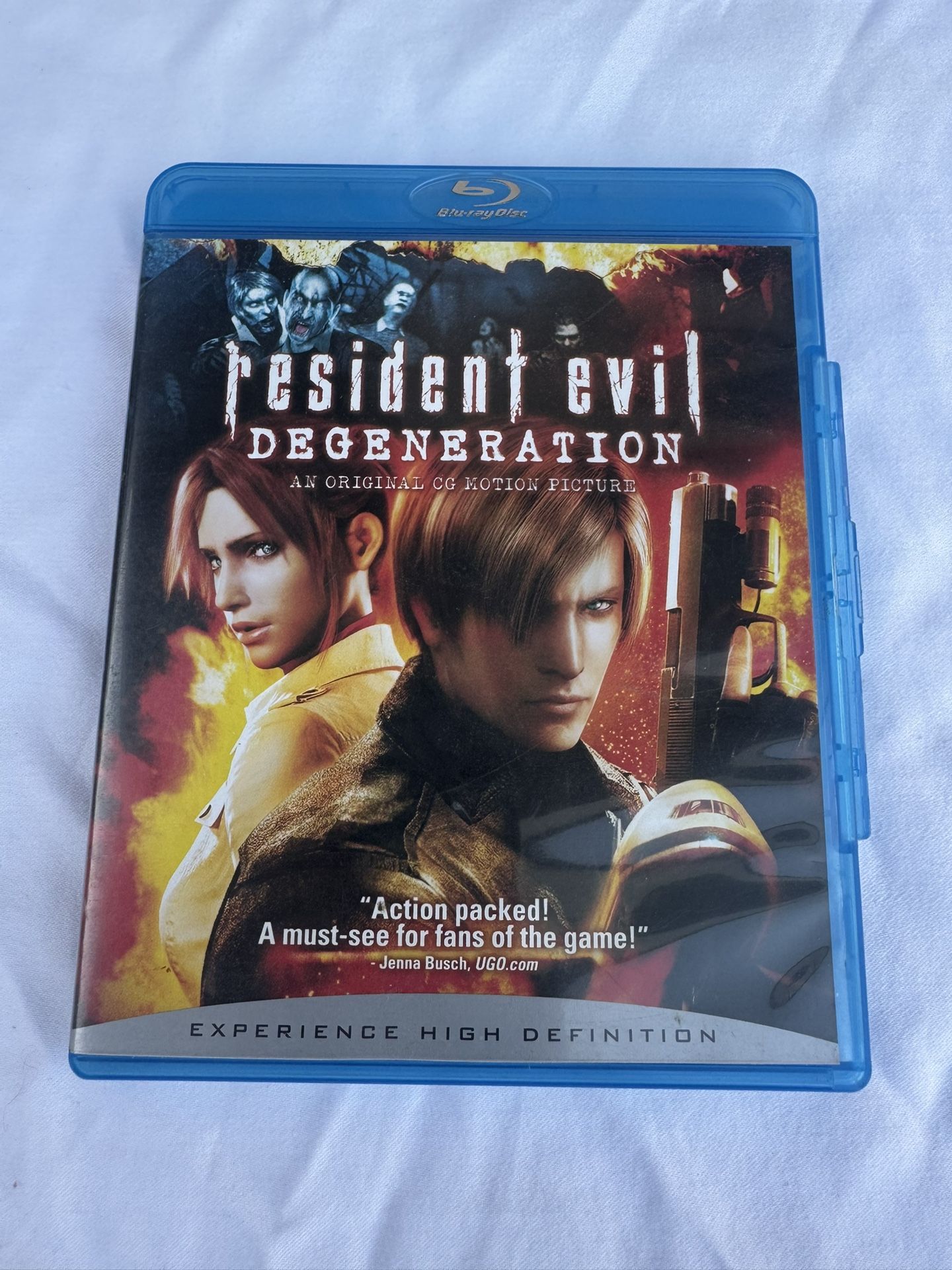 Resident Evil Degeneration An Original CG Motion Picture Blu-Ray