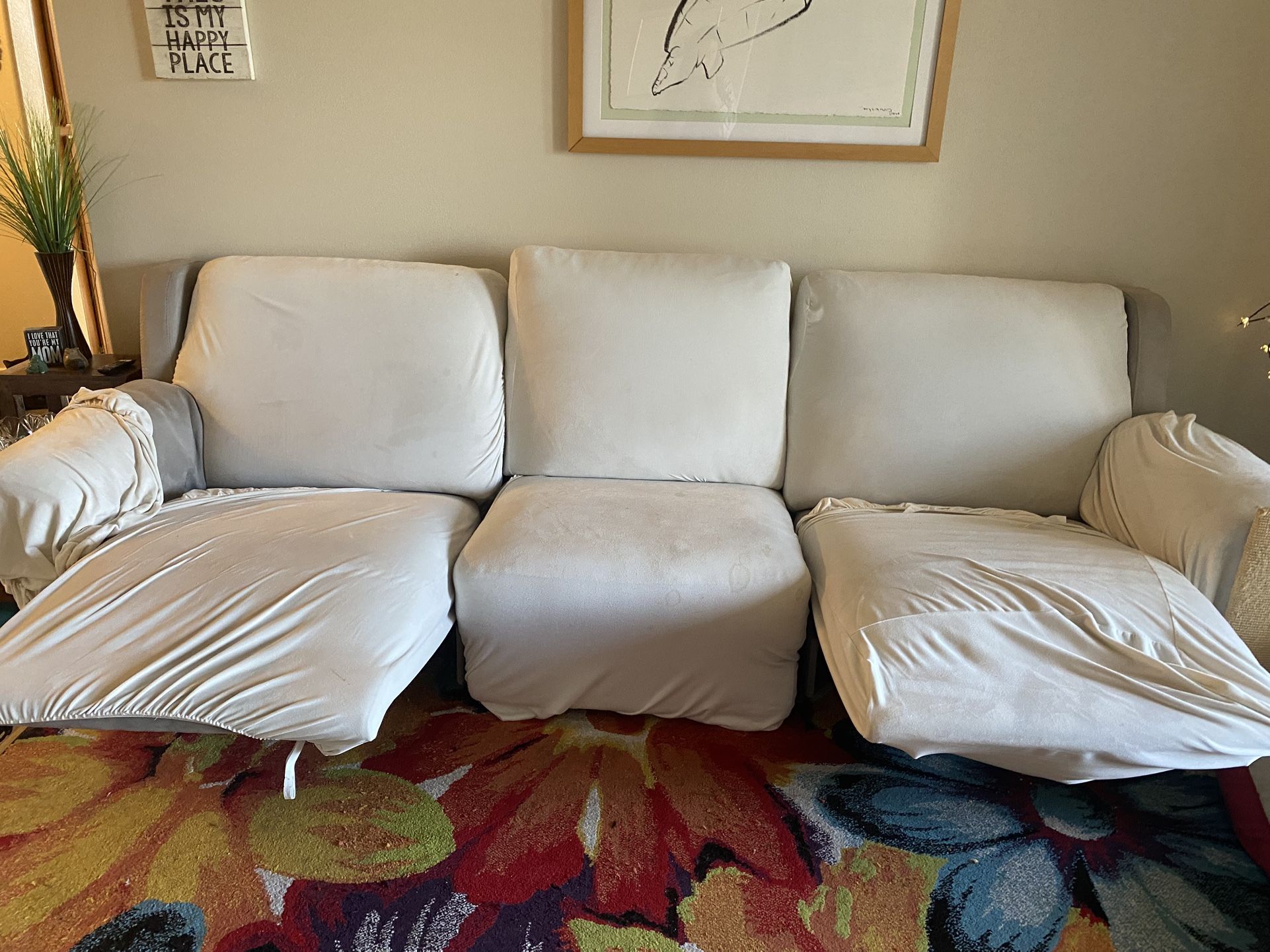 FREE Dual Recliner Couch