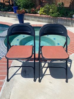 Pair of Black Card Chairs
