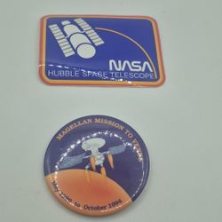 Nasa Hubble Space Telescope Sticker & Magellan Mission to Venus May 89 to OCT 94