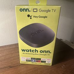 4K Google TV Box – onn. Streaming Device (Brand New)