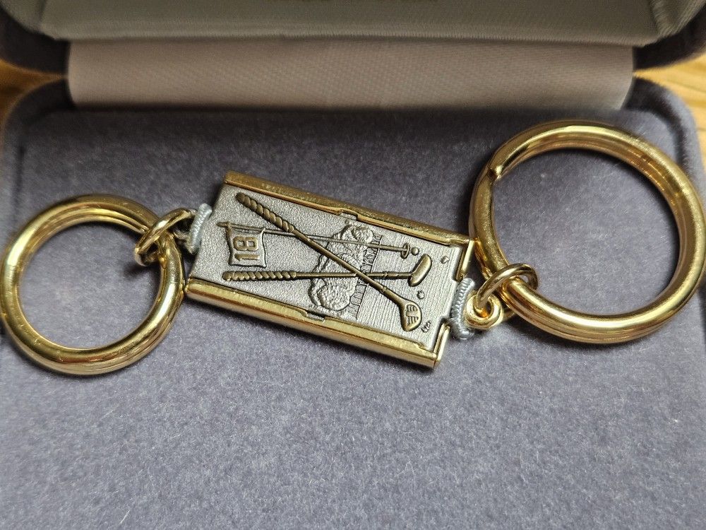 Vintage Anson Golf Keychain w/ Box