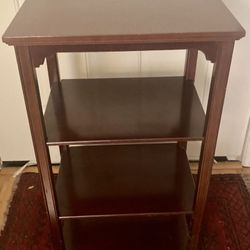 Bombay Company 3-Tier Wood Shelf or Side Table