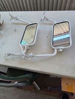 Old truck mirrors