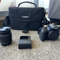Canon Rebel T6 with EF-S 18-55 Kit Lens