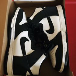 Nike Dunk High Retro White/Black SZ 8