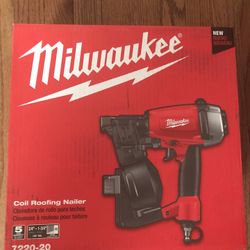 Milwaukee Coil Roofing Nailer Brand New $160 Firm 