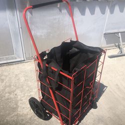 Folding Grocery Cart AVAILABLE Read Description