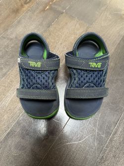 Teva Psyclone Toddler Kids Size 12 Water Sports Sandals Blue/green