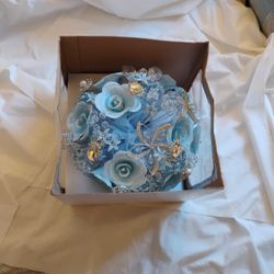 Floral Light Blue Boquet