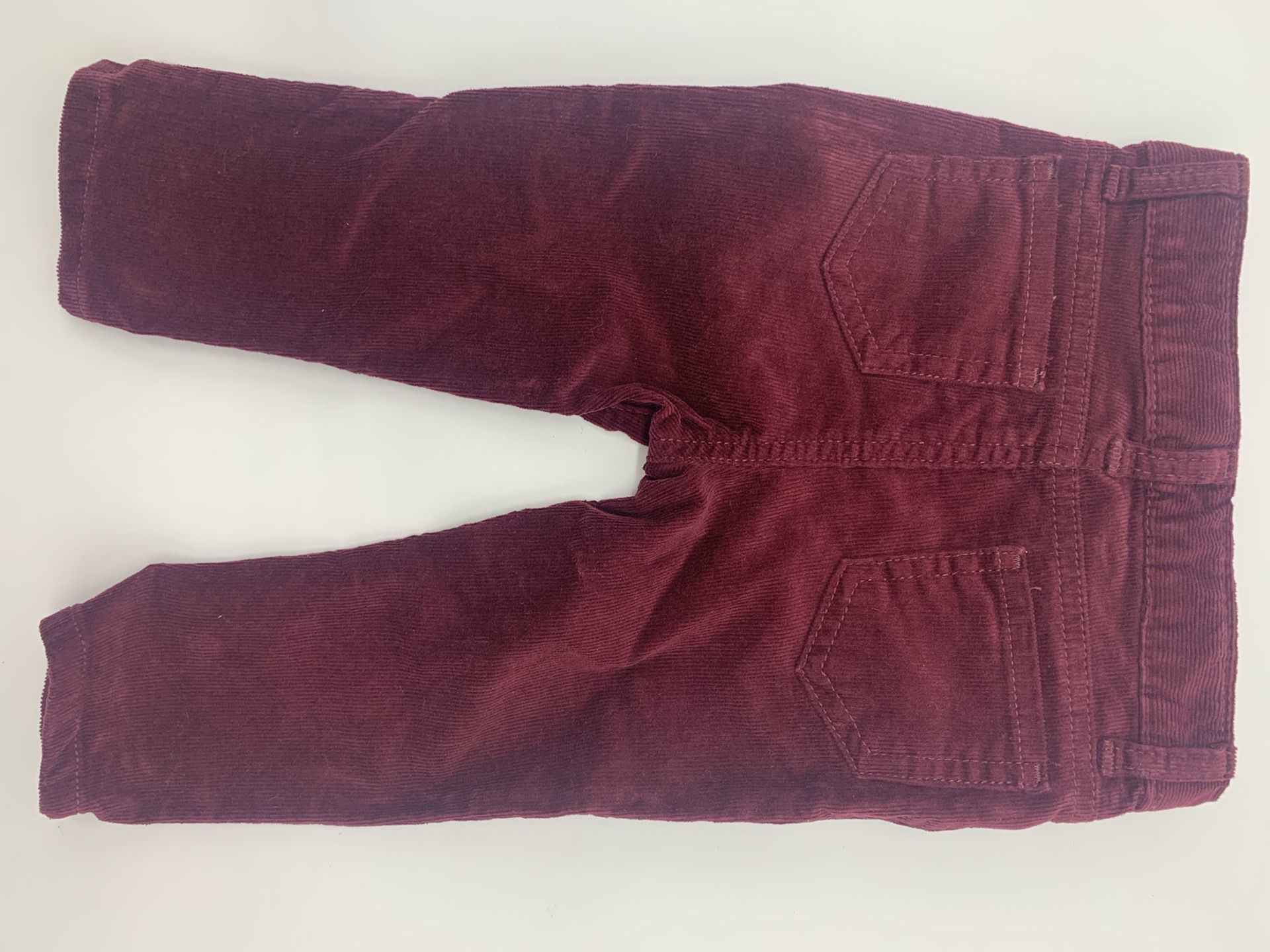 Toddler Girls Skinny Corduroy Pants - Cat Jack Burgundy 18M