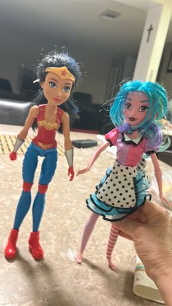 3 Doll Lot: Wonder Woman, Jasmine, Madeline Hatter - $15 Bundle
