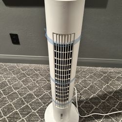 Evaporative Air Cooler, Oscillating Tower Fan, swamp cooler with ice packs