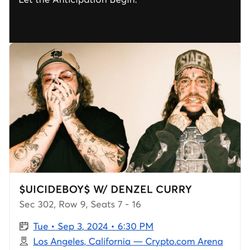 extra sucide boys ticket