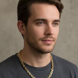 10k gold 24" hermes link chain