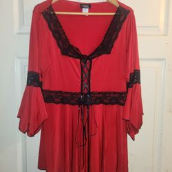 Vintage Dare To Wear Gothic Slip Dress