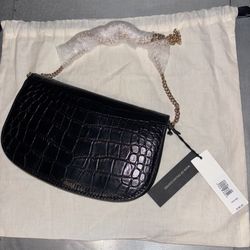 Banana Republic Cross Body Bag Embossed Leather (Brand New $180)