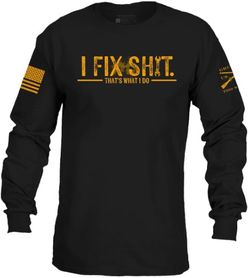 Grunt Style I Fix Sht Long Sleeve Men's T-Shirt