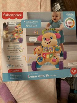 Fisher-Price Laugh & Learn Smart Stages Learn with Sis Walker Infant & Toddler Educational Toy