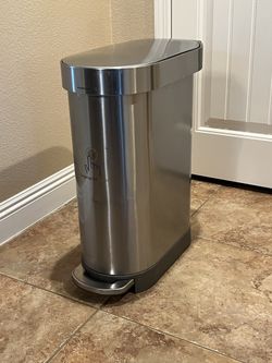 Modern Stainless Steel Trash Can