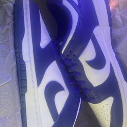 White And Blue Dunks 